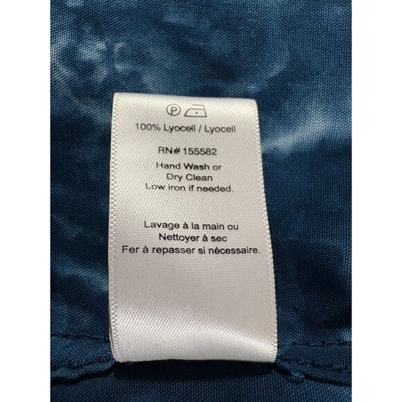 Corridor Tie Dye Camp Collar Shirt overshirt size M color navy - Picture 4 of 8